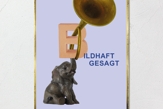 Das Logo der Ausstellung Bildhaft gesagt (Foto: LPA/Südtiroler Kulturinstitut)