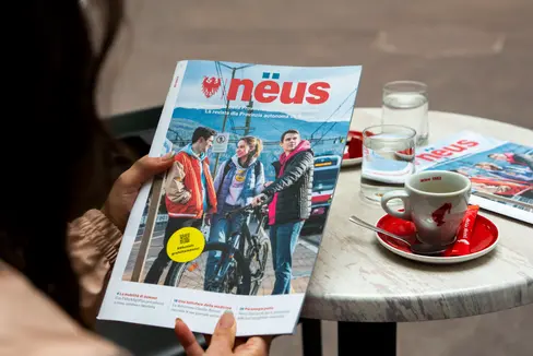 Nëus, il nome della nuova rivista della Provincia, sta per noi. Il primo numero viene pubblicato in questi giorni. (Foto: ASP/Fabio Brucculeri)