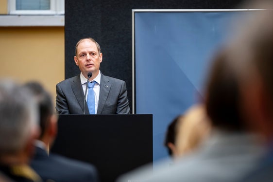 Mathias Brugger, socio di rcm solutions srl, ha illustrato i risultati più importanti dello studio sulla sicurezza. (Foto: USP/Fabio Brucculeri)