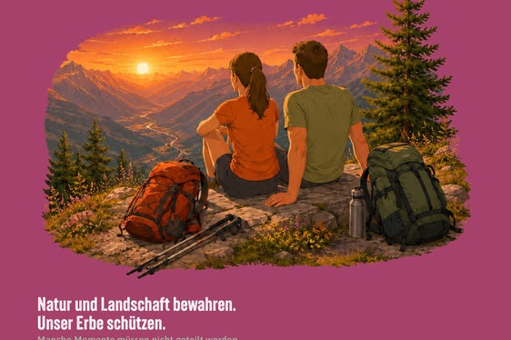 Genießen, aber mit Respekt vor Natur und Landschaft: Diese Botschaft vermittelt die RESPECT-Kampagne, die für Südtirols Natur- und Schutzgebiete adaptiert wurde. (Quelle: Amt für Natur)