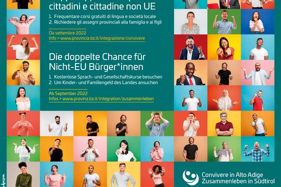 Parte il 10 gennaio la campagna informativa Vivere insieme in Alto Adige (Foto: ASP)