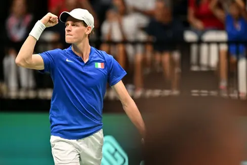 Jannik Sinner e le sue imprese saranno ampiamente raccontate all'interno dell'Annuario dello sport altoatesino 2023, che verrà presentato giovedì 16 maggio a Bolzano. (Foto Twitter Federtennis)