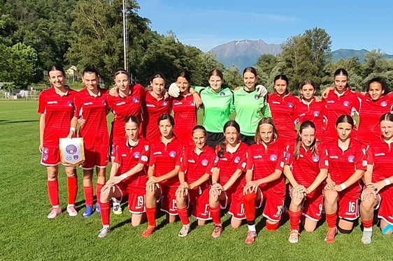Die Südtiroler U15-Mädchen-Auswahl von Denise Ferraris waren im Tessin im Einsatz. (Foto: Landeskomitee Bozen der FIGC)