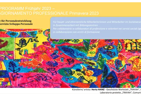 È stata pubblicata la guida ai corsi di aggiornamento primaverili per collaboratori professionali, volontari e cittadini interessati dei servizi sociali edita dal Servizio sviluppo personale della Provincia (Foto: ASP)