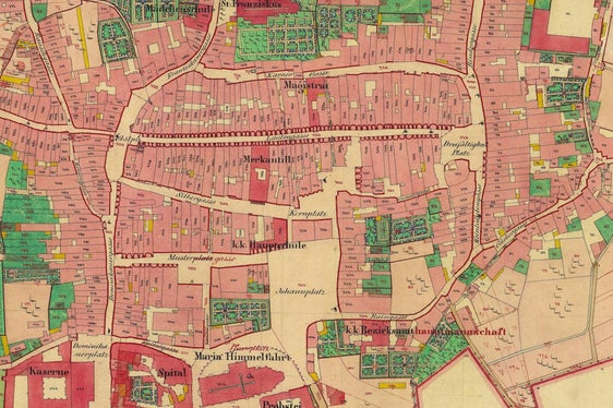 La digitalizzazione di catasto e libro fondiario è stata concretamente avviata in Provincia di Bolzano a partire dagli anni ’90. Le mappe storiche sono state scansionate e sono già disponibili in formato digitale (Foto: ASP/Ufficio Libro fondiario, catasto fondiario e urbano)