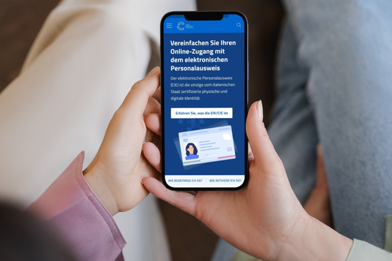 Mit der elektronischen Identität (CIE), die Inhaberinnen und Inhaber der elektronischen Identitätskarte erstellen können, können digitale Ämtergänge gemacht werden. Seit kurzem gibt es die entsprechende Homepage auch auf Deutsch. (Foto: LPA/Canva KI generiert)