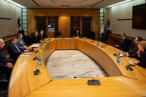 Il presidente Kompatscher e l'assessore Galateo hanno ricevuto i vertici dell'associazione apa.lvh. (Foto: ASP/Fabio Brucculeri)