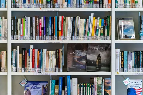 Anche quest’anno la bibliografia a disposizione è composta da 40 libri di generi diversi -narrativa, saggistica, romanzi a fumetti. (Foto: ASP/Peter Daldos)