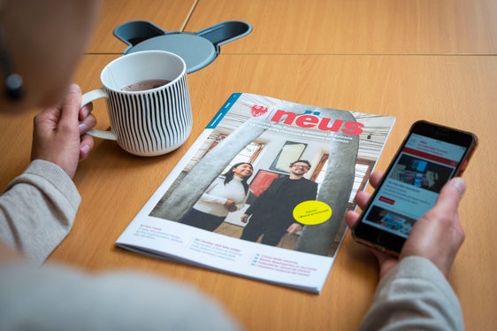 Die Landeszeitschrift nëus wird als Print- und Online-Ausgabe veröffentlicht und geht an all jene, die die Landeszeitschrift abonniert haben. (Foto: LPA/Fabio Brucculeri)