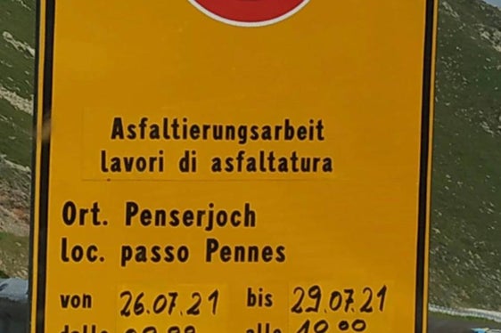 Wegen Asphaltierungen ist die Staatsstraße aufs Penser Joch vom 26. bis 29. Juli nicht befahrbar. (Foto: LPA)