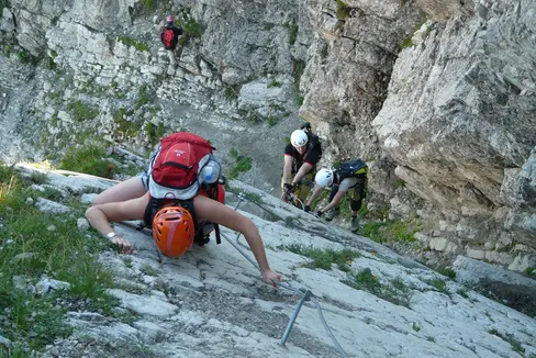 Für die Klettersteige sieht der Gesetzentwurf eine Anerkennung als touristische Infrastruktur und Förderungsmaßnahmen vor. (Foto: Pixabay)