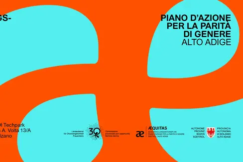 Il Piano d'azione per la parità di genere Alto Adige ÆQUITAS verrà presentato nel corso di una conferenza stampa che si svolgerà venerdì 29 settembre 2023,
alle ore 18,00, presso il NOI Techpark, in via Volta 13A a Bolzano (Foto: ASP/Commissione provinciale per le pari opportunità)