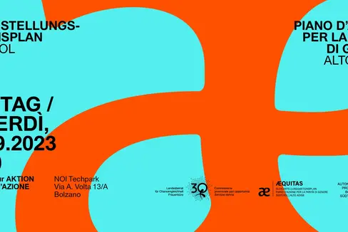 Il Piano d'azione per la parità di genere Alto Adige ÆQUITAS verrà presentato nel corso di una conferenza stampa che si svolgerà venerdì 29 settembre 2023,
alle ore 18,00, presso il NOI Techpark, in via Volta 13A a Bolzano (Foto: ASP/Commissione provinciale per le pari opportunità)