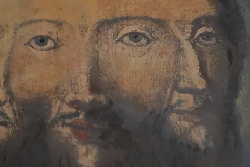 La raffigurazione di Cristo, riscoperta di recente nel monastero di Marienberg-Monte Maria, è una testimonianza della fede popolare e dovrebbe rappresentare la Trinità. (Foto: Ufficio Musei e ricerca museale/Agostino Fuscaldo)
