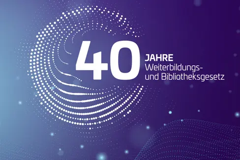 Unter dem Motto Bildung kann man nicht downloaden wird am Freitag, 1. Dezember, auf Schloss Maretsch auf die vier Jahrzehnte Bibliotheks- und Weiterbildungsgesetz zurückgeblickt.