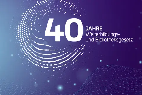 Unter dem Motto Bildung kann man nicht downloaden wird am Freitag, 1. Dezember, auf Schloss Maretsch auf die vier Jahrzehnte Bibliotheks- und Weiterbildungsgesetz zurückgeblickt.