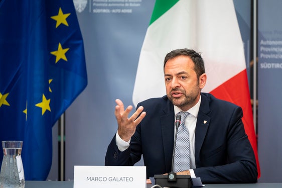 “Questi numeri mostrano la capacità di accoglienza della scuola in lingua italiana” commenta l'assessore provinciale all'Istruzione italiana Marco Galateo. (Foto. USP/Fabio Brucculeri)