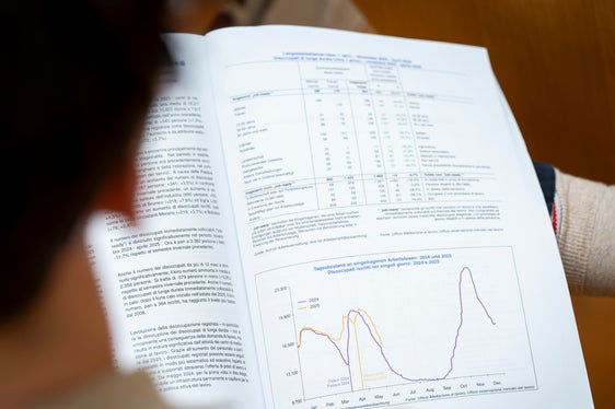 Il Rapporto sul mercato del lavoro per il periodo da novembre 2024 ad aprile 2025 contiene numerose cifre e statistiche interessanti. (Foto: USP/Fabio Brucculeri)