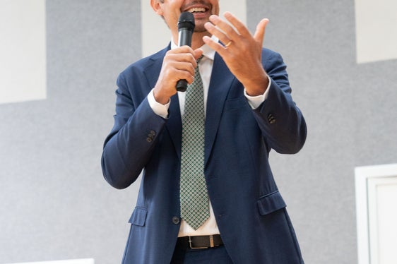 Assessëur per l’Istruzion y la Cultura Ladina Daniel Alfreider (Foto: USP/Ciamp pedagogich/Bruno Ferdigg)