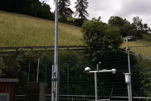 La quantità di pioggia più elevata, 140 millimetri per metro quadrato, è stata registrata nell'ultima giornata del mese di di ottobre alla stazione meteorologica di Platt in Passiria. (Foto: ASP/Ufficio provinciale Meteorologia e prevenzione valanghe)