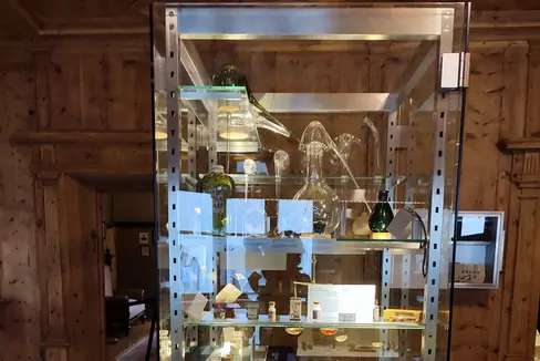 Über das gemeinsame Projekt ZuRitz! haben deutschsprachige und italienischsprachige Schülerinnen und Schüler sprachliche Hürden gemeistert. Den Höhepunkt des Projekte bildete kürzlich ein Besuch im Pharmaziemuseum in Brixen. (Foto: BBZ Meran)