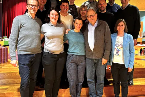 Mitarbeiterinnen und Mitarbeiter der Landesschuldirektion und der Pädagogischen Abteilung haben sich in Baden-Württemberg Inputs zu innovativen Lernkonzepte sowie individuellem und sozialem Lernen geholt. (Foto: LPA/Deutsche Bildungsdirektion)