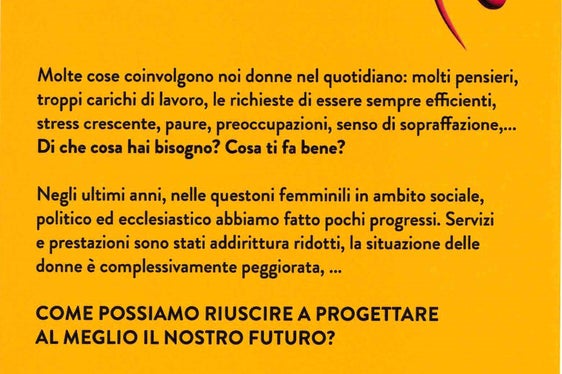Il manifesto dell'iniziativa promossa dalla Commissione per le pari opportunità in occasione della Gionata della donna 2013 (Foto: Servizio donna)