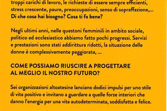 Il manifesto dell'iniziativa promossa dalla Commissione per le pari opportunità in occasione della Gionata della donna 2013 (Foto: Servizio donna)