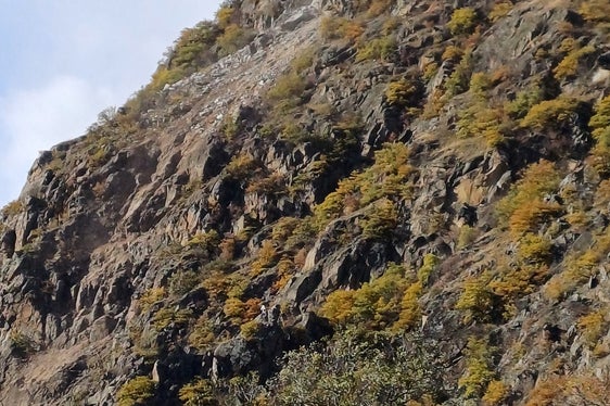 Dopo: il brillamento di 1.500 metri cubi di materiale è andato a buon fine. (Foto: ASP/Ufficio Geologia e prove materiali)