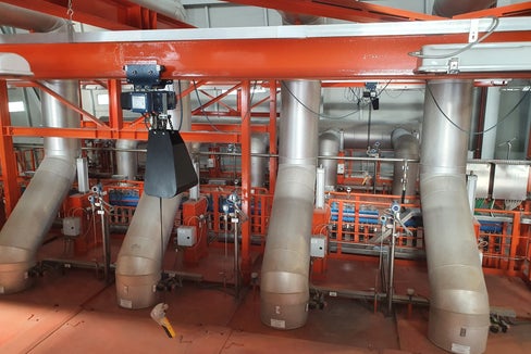 Die Staatssekretärin für ökologischen Wandel informierte sich in Südtirol über Projekte zu Nachhaltigkeit, Umwelt und Abfallbewirtschaftung. Auch die Müllverwertungsanlage von Bozen (im Bild) stand auf dem Besuchsprogramm. (Foto: LPA/Gabriel Marciano)