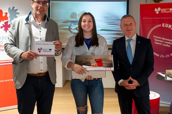 Denise Laßnig, tirolese di Lienz, ha conquistato la copertina del calendario dell'Euregio 2024 con una foto davvero affascinante. (Foto: ASP/Fabio Brucculeri)