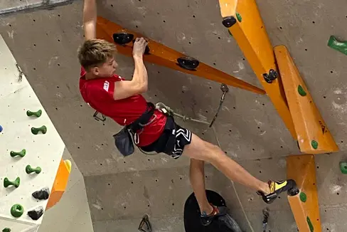 Simon Fill, secondo nella categoria Under 13 maschile alle gare Arge Alp di Salisburgo (Foto: Alpenverein Südtirol)