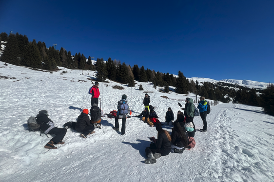 Information und Prävention standen auf dem Programm der Wintertage des Forstinspektorats Brixen auf dem Brixner Hausberg Plose. (Foto: LPA/Forstinspektorat Brixen)