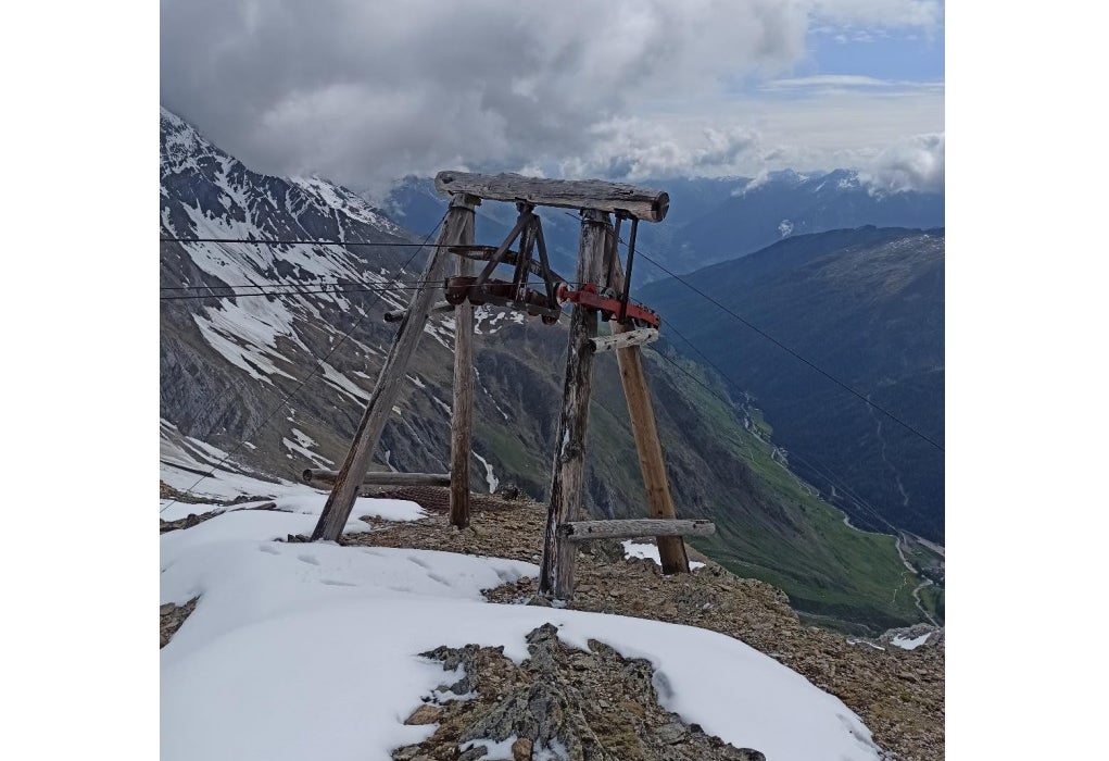 Iniziano i lavori per l’ammodernamento di due teleferiche in Val Passiria: nella foto l'attuale teleferica del Rifugio Plan. (Foto: ASP/Dipartimento Opere pubbliche)