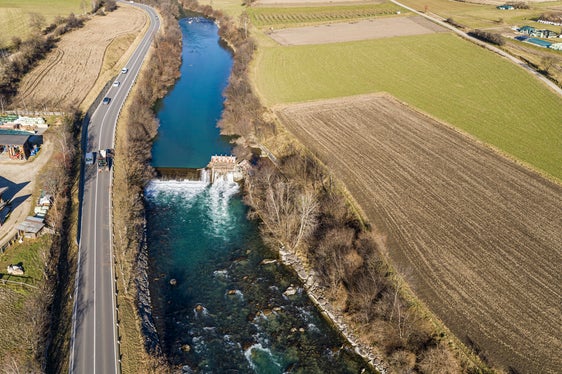 Vorher: Das Wehr in der Ahr bei St. Georgen bei Bruneck im November 2020. (Foto: LPA/Landesamt für Wildbach- und Lawinenverbauung Ost in der Agentur für Bevölkerungsschutz)