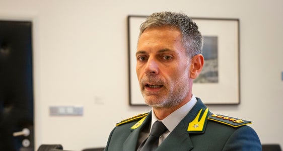 Der neue Kommandant der Finanzpolizei in Südtirol, Giuseppe Dinoi (Foto: LPA/Fabio Brucculeri)