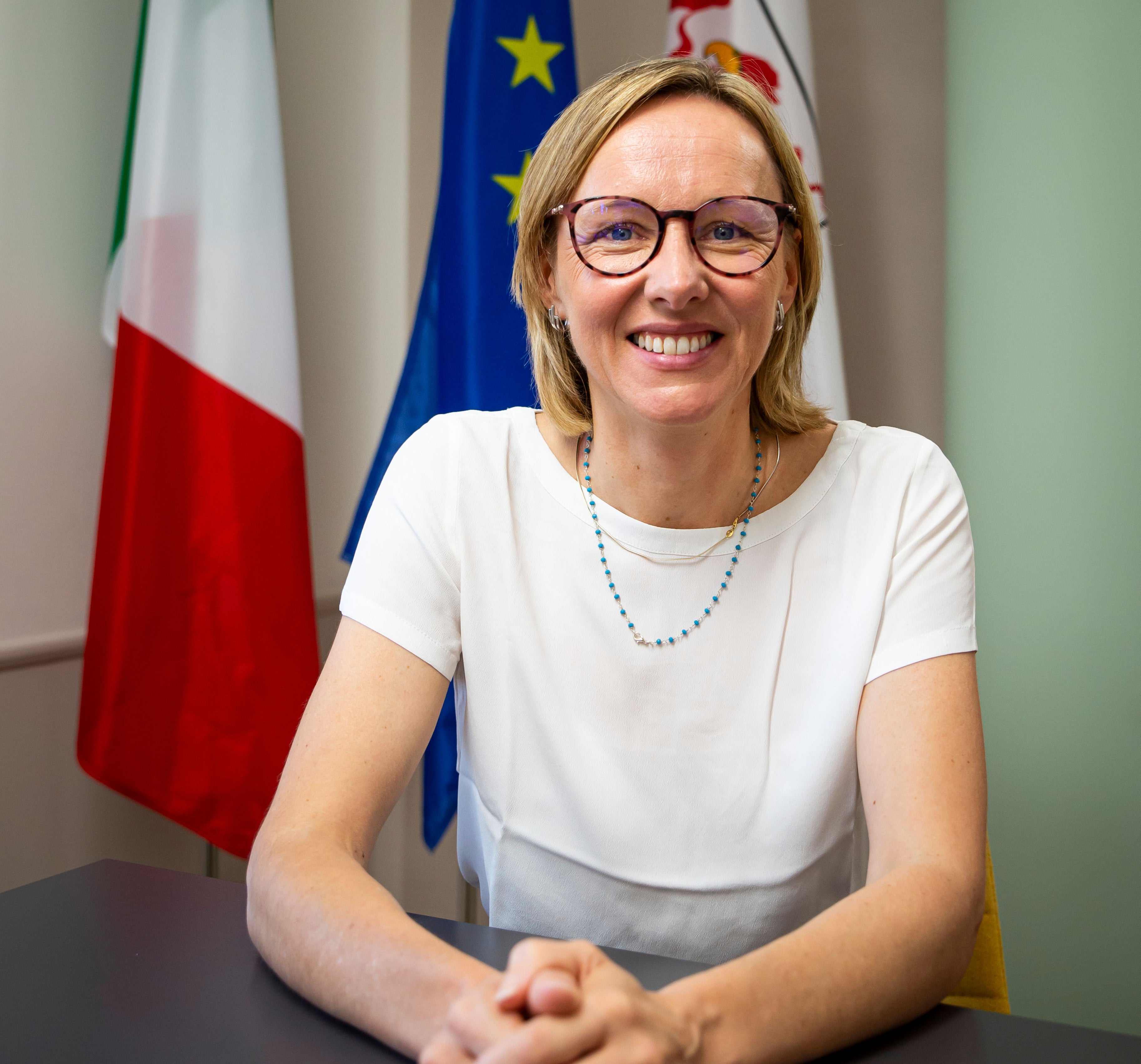 L'assessora provinciale Magdalena Amhof è lieta che il programma Interreg Italia-Austria sia stato accolto così bene. (Foto: USP/Ripartizione Europa)