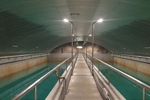 Il serbatoio idrico Flavon a Bolzano sarà la location nella quale verrà siglato il protocollo d'intesa in materia di sistema idrico tra la Provincia autonoma di Bolzano e Autorità di regolazione per energia, reti e ambiente (ARERA). (Foto: ASP)