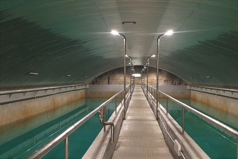 Der Wasserspeicher Pfarrhof (Foto: LPA)