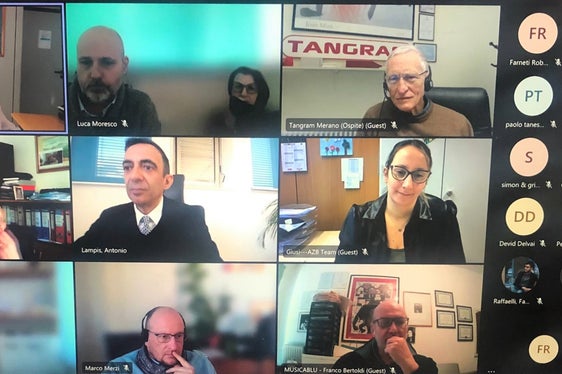 L'incontro online con le associazioni di educazione permanente. (Foto ASP)