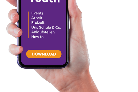Die zweisprachig aufgebaute Informations-App für junge Menschen zwischen 15 und 25 Jahren informiert Jugendliche über Events, Arbeit, Freizeit, Universität, Schule. (Foto: LPA/Landesamt für Jugendarbeit)