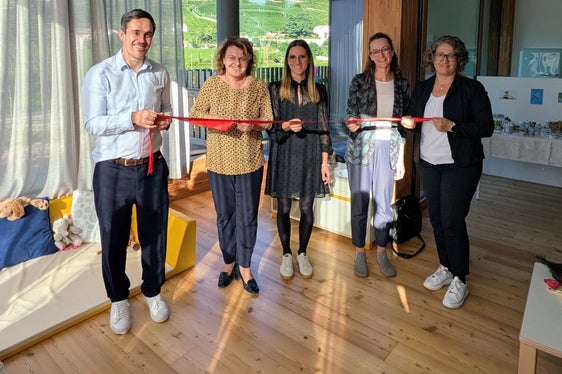 A Cardano è stato recentemente inaugurato un asilo aziendale, quello di Bergmilch Südtirol. (Foto: USP/Hannes Wisthaler)