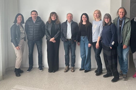 Unter den rund 120 anwesenden Fachleuten waren in Brixen auch die Landesmusikschuldirektorin und Südtirols Fachgruppenleiterinnen und -leiter dabei (von links): Katja Lechner, Manfred Sinn, Alexandra Pedrotti, Norbert Fink, Iryna Kyrylovska, Monika Federspieler, Maria Tutzer, Hans Tutzer, Renate Unterthiner und Johanna Psaier (im Bild fehlen Wolfgang Schrötter und Walter Innerebner). (Foto: LPA/Landesmusikschuldirektion)