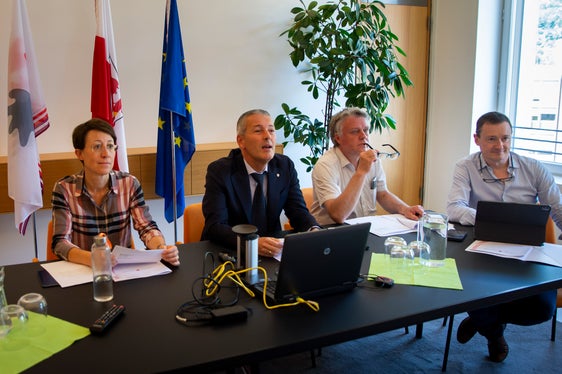 Prima riunione del Comitato di coordinamento e di indirizzo del Parco nazionale dello Stelvio, presieduto dall'assessore provinciale Peter Brunner. (Foto: ASP/Fabio Brucculeri)