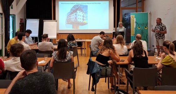 A completare la tappa altoatesina dell'Accademia dell'Euregio la visita al Museo di Scienze Naturali di Bolzano. (Foto: Euregio)