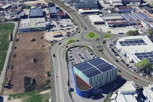 Bei einem Infotag am Mittwoch, 12. November 2025, von 14 bis 19 Uhr, im Pavillon H1, in der Messe Bozen, können sich Interessierte im Detail über die Neugestaltung der Einsteinstraße in Bozen informieren. (Foto: LPA/Ressort für Infrastrukturen und Mobilität)