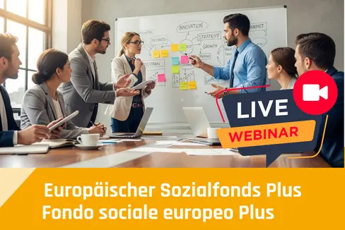 Le associazioni sociali della Provincia vengono nuovamente rafforzate grazie a un avviso del Fondo Sociale Suropeo Plus: in particolare, questa volta si tratta delle competenze delle organizzazioni senza scopo di lucro nel campo della gestione dei progetti. (Fonte: Dipartimento Europa, Lavoro e Personale)