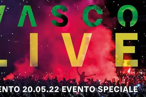 Il logo del concerto di Vasco Rossi