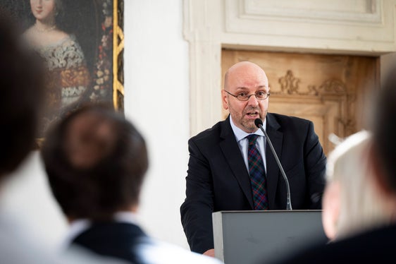 Il direttore dell'Archivio provinciale Gustav Pfeifer ha definito il fondo dell'Archivio Alexander Langer come “l'acquisizione più significativa dell'anno”. (Foto: USP/Fabio Brucculeri)