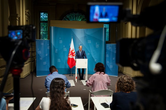 Il presidente Arno Kompatscher ha annunciato che la Giunta provinciale ha compiuto il prossimo passo verso l'ampliamento del NOI Techpark a Bolzano sud, approvando il piano planivolumetrico per l'edificio B6. (Foto: ASP/Fabio Brucculeri)
